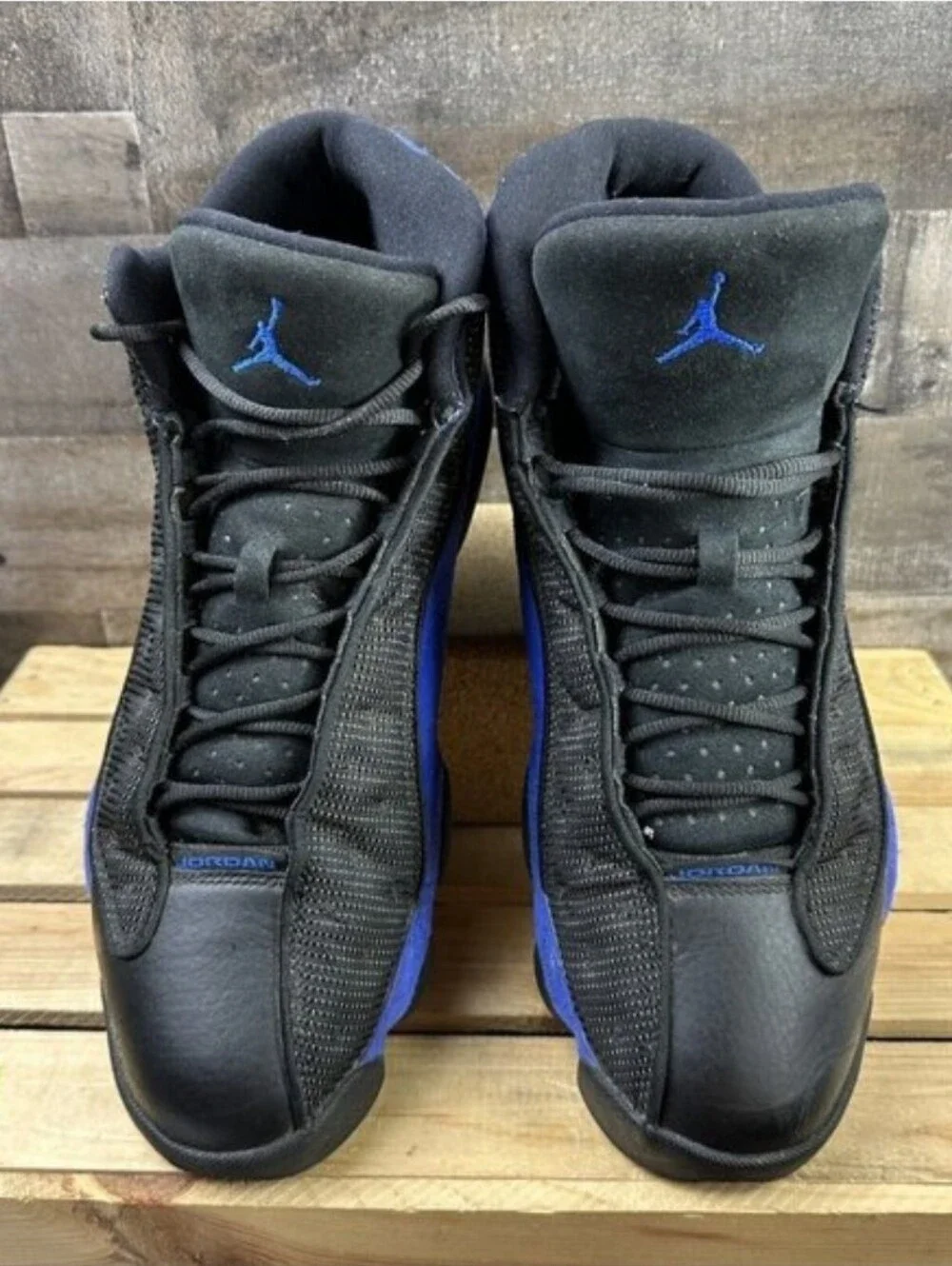 Jordan 13 Black & Royal Blue Men's Sneakers